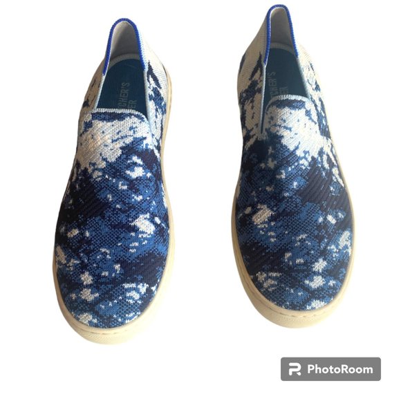 Rothys x The‎ Butchers Daughter Shibori Sneaker Ltd Ed Colab Indigo sz 9.5 - Picture 9 of 9